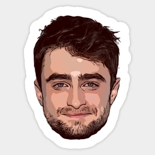 Daniel Radcliffe Vector Art Sticker